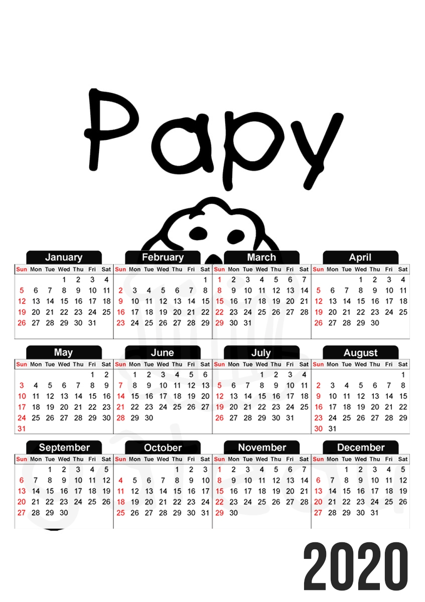 Papy gateau für A3 Fotokalender 30x43cm