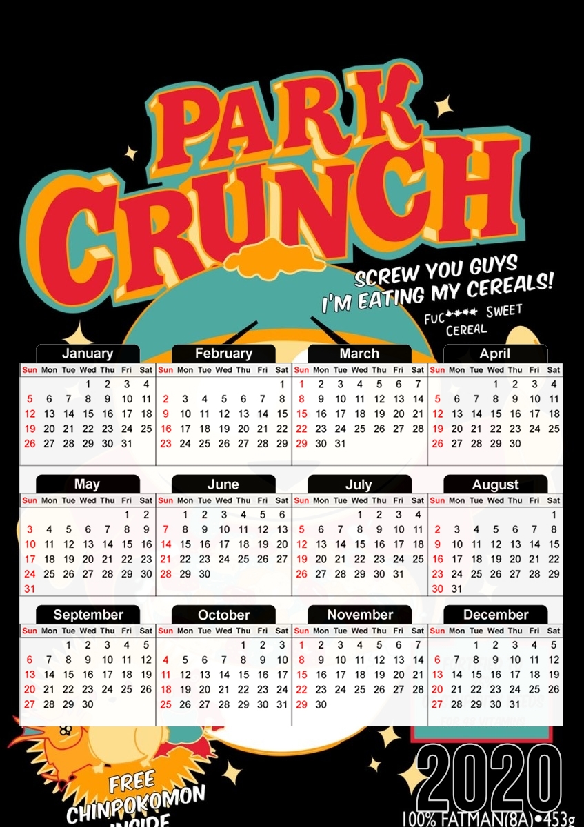 Park Crunch für A3 Fotokalender 30x43cm