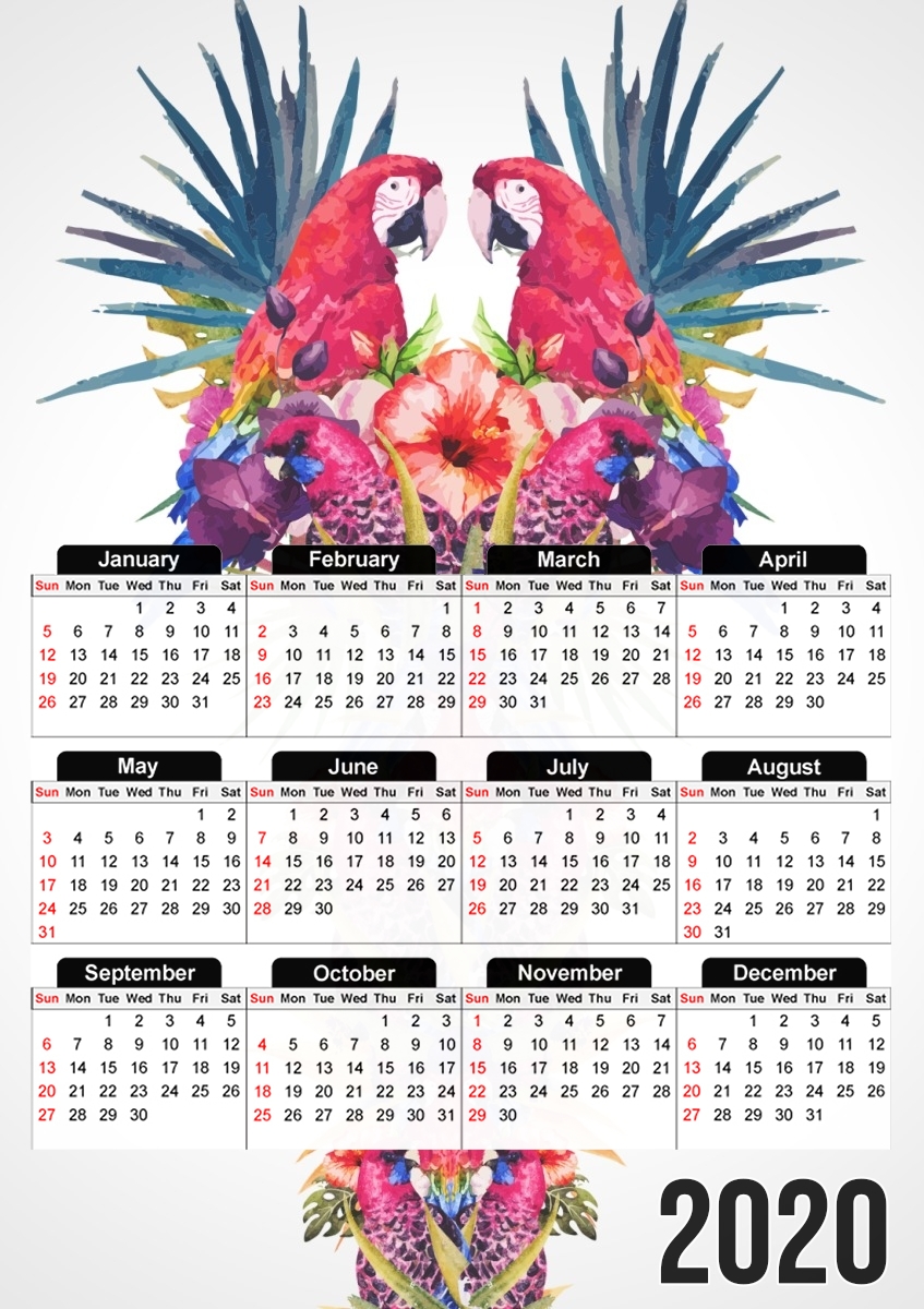 Parrot Kingdom für A3 Fotokalender 30x43cm