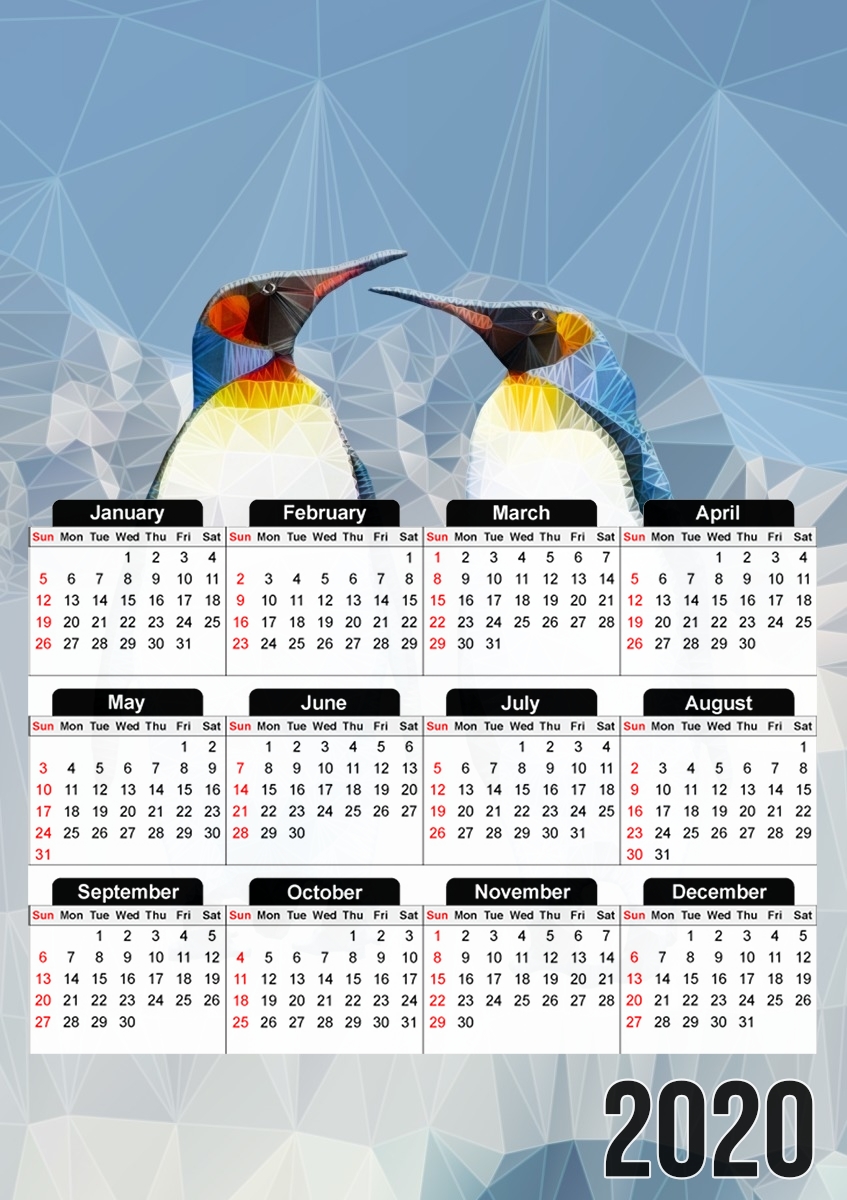 penguin love für A3 Fotokalender 30x43cm