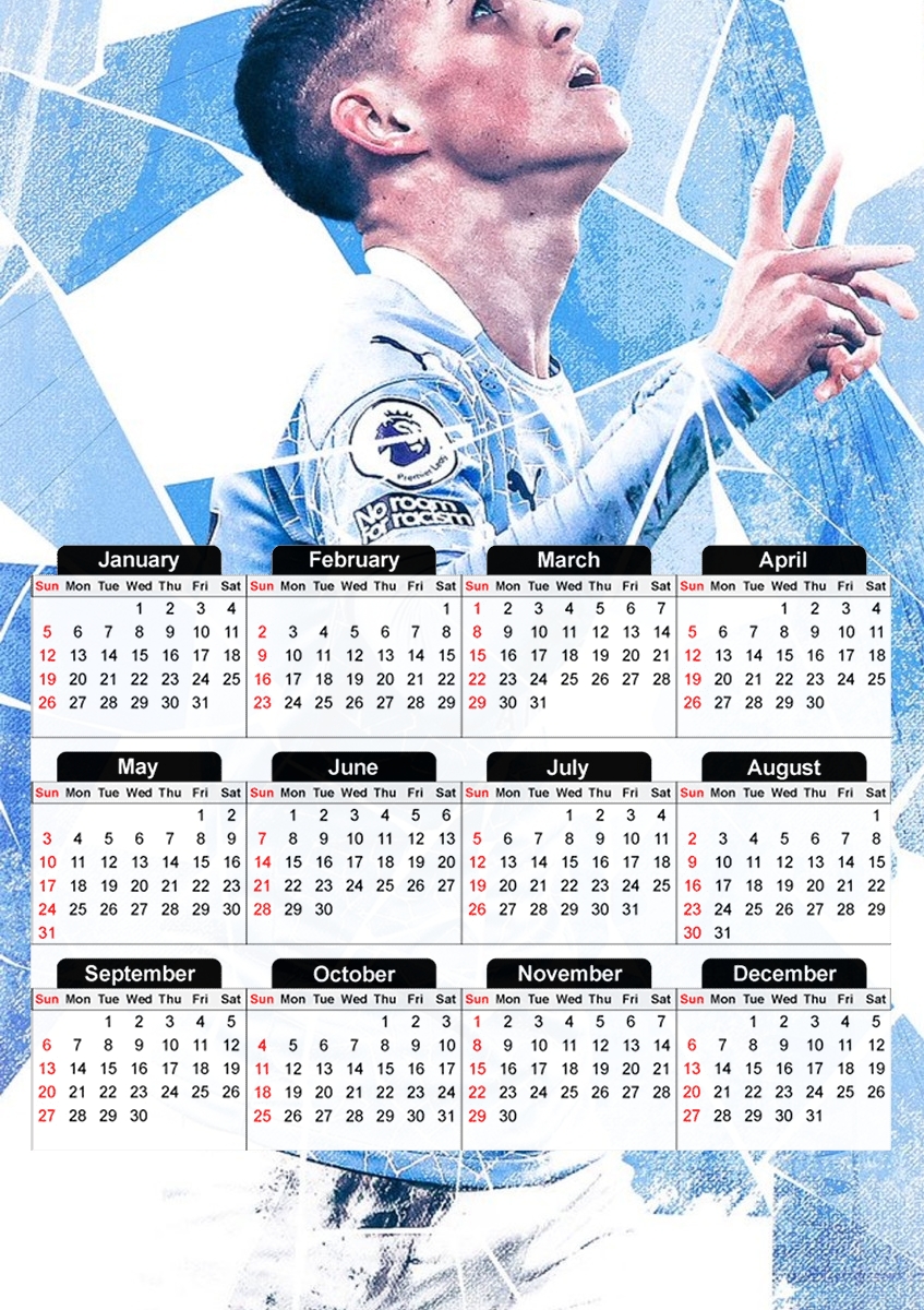 Phil Foden für A3 Fotokalender 30x43cm