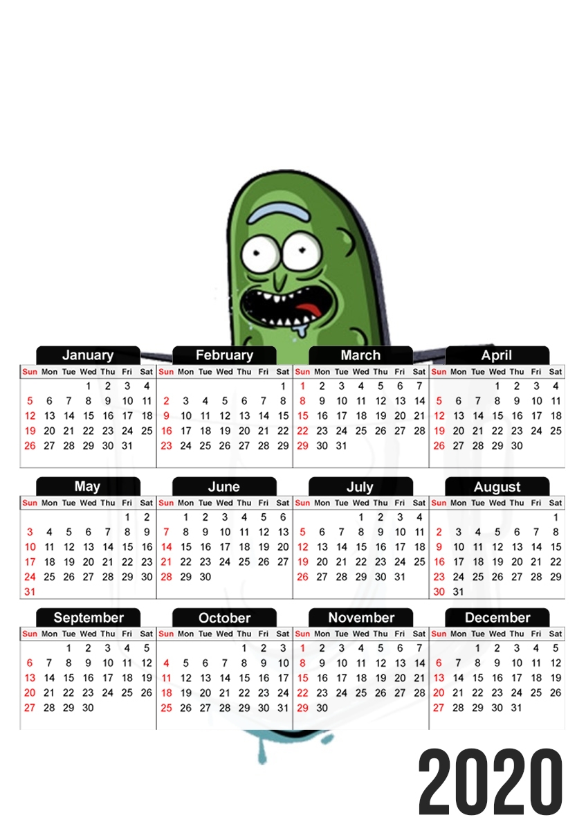 Pickle Rick für A3 Fotokalender 30x43cm