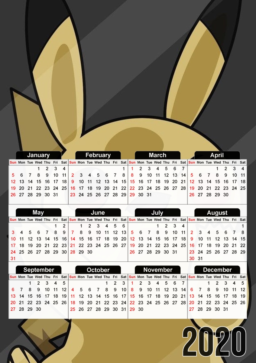 Pikachu Lockscreen für A3 Fotokalender 30x43cm