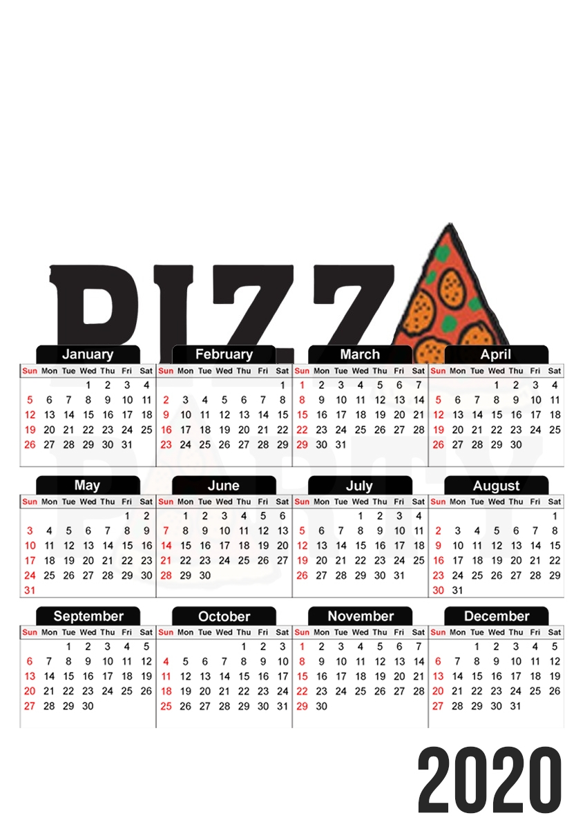 Pizza Party für A3 Fotokalender 30x43cm