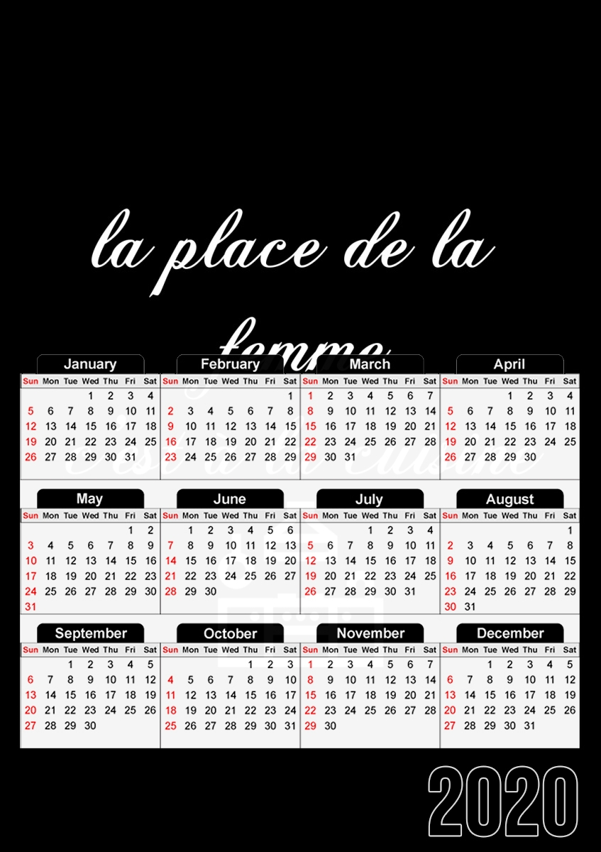 Place de la femme cuisine für A3 Fotokalender 30x43cm