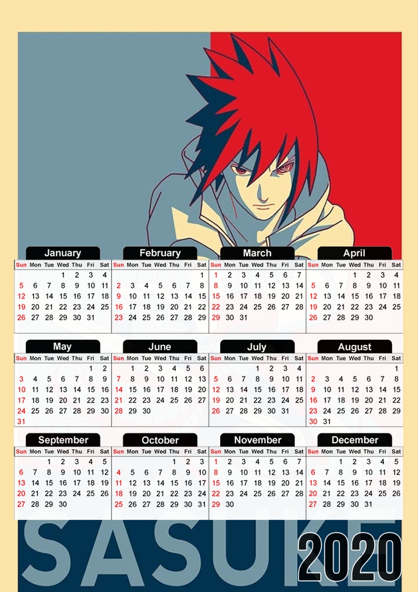 Propaganda Sasuke für A3 Fotokalender 30x43cm