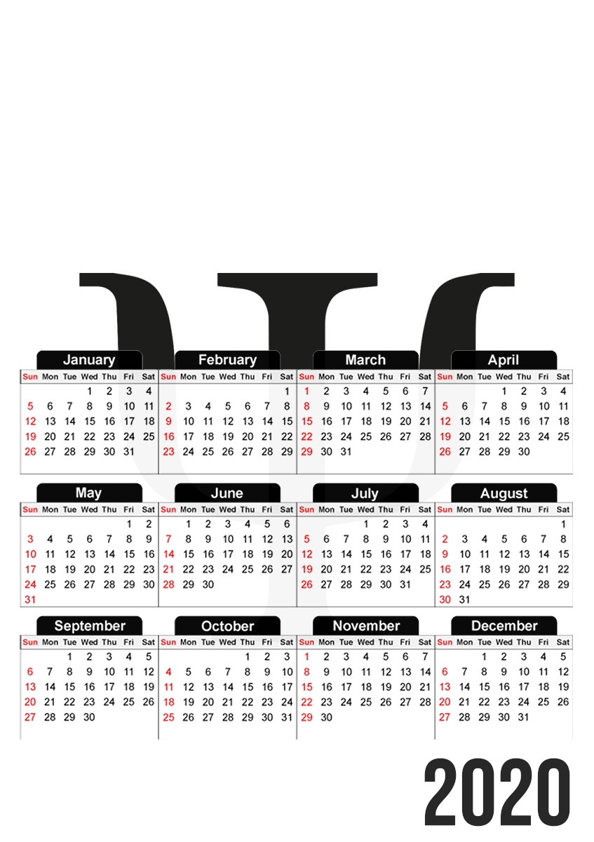 Psy Symbole Grec für A3 Fotokalender 30x43cm