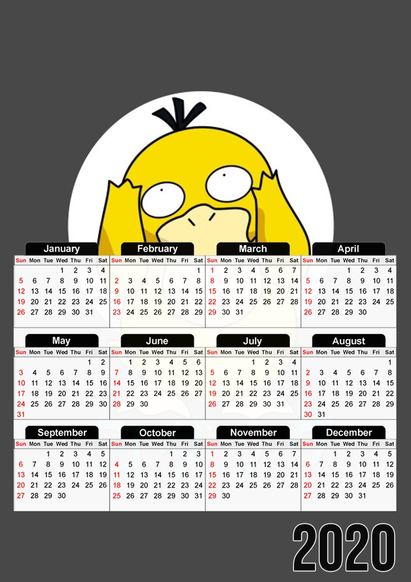 Psyduck ohlala für A3 Fotokalender 30x43cm