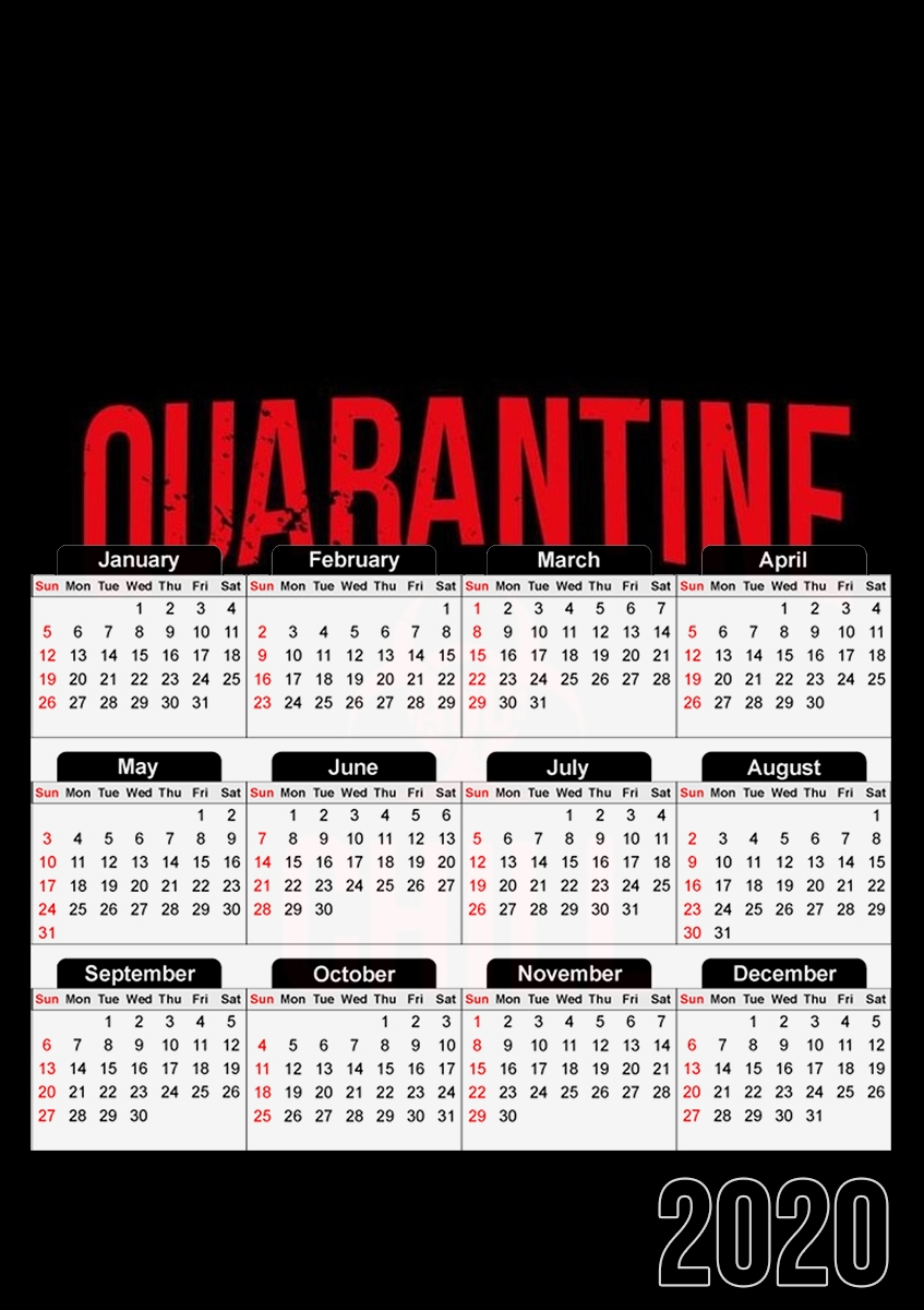 Quarantine And Chill für A3 Fotokalender 30x43cm