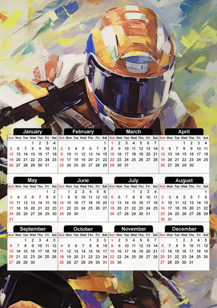 Racing Moto  für A3 Fotokalender 30x43cm