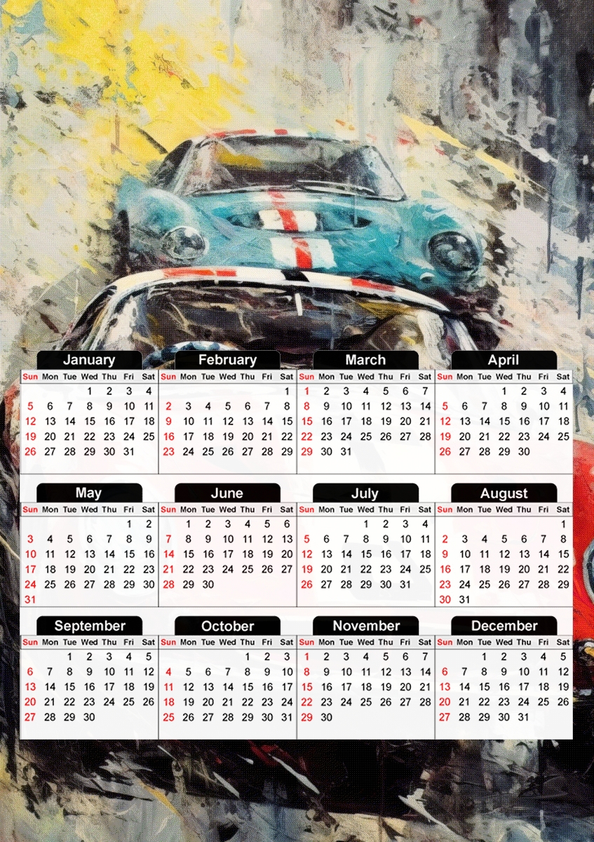 Racing Vintage 1 für A3 Fotokalender 30x43cm