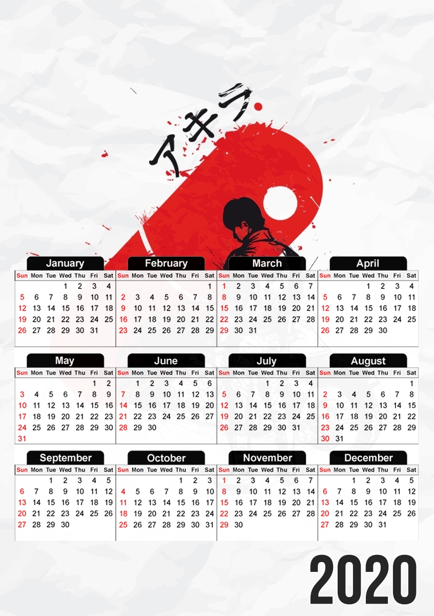 RedSun Akira für A3 Fotokalender 30x43cm