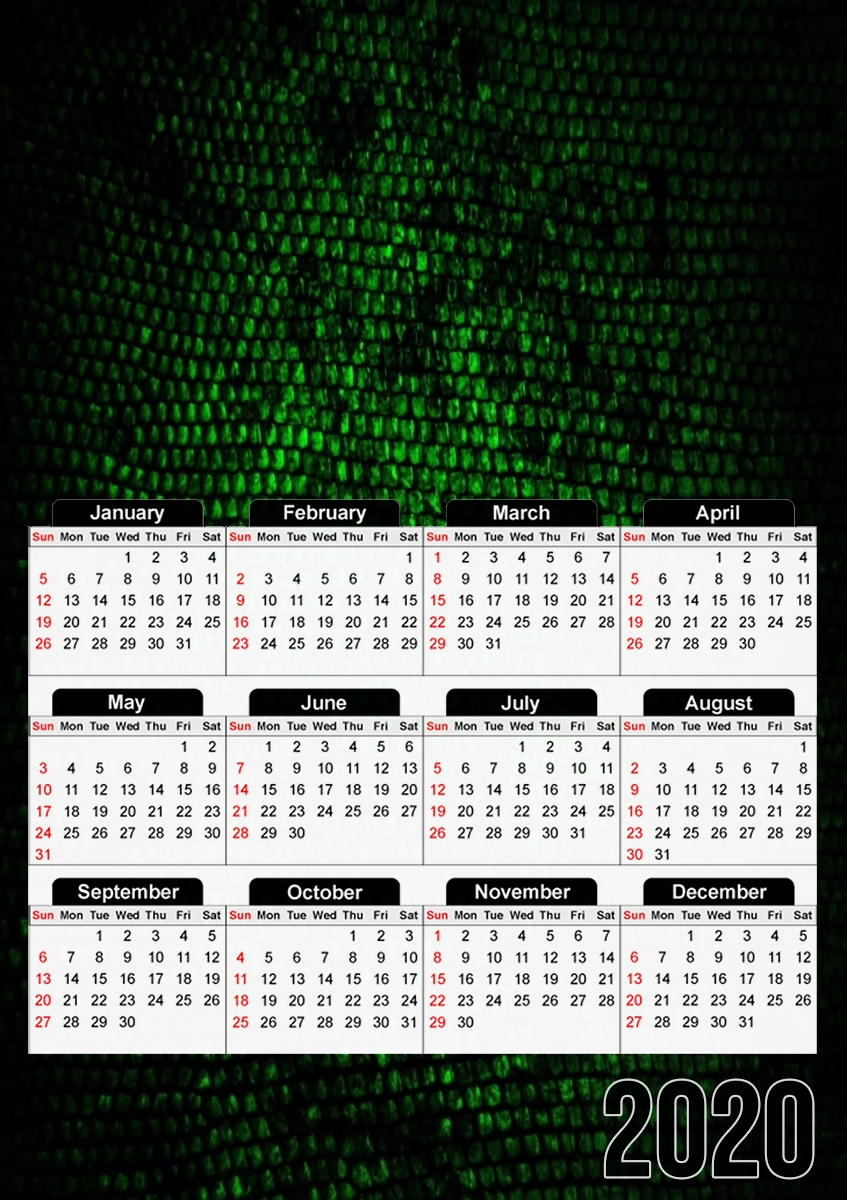 Reptile Skin für A3 Fotokalender 30x43cm