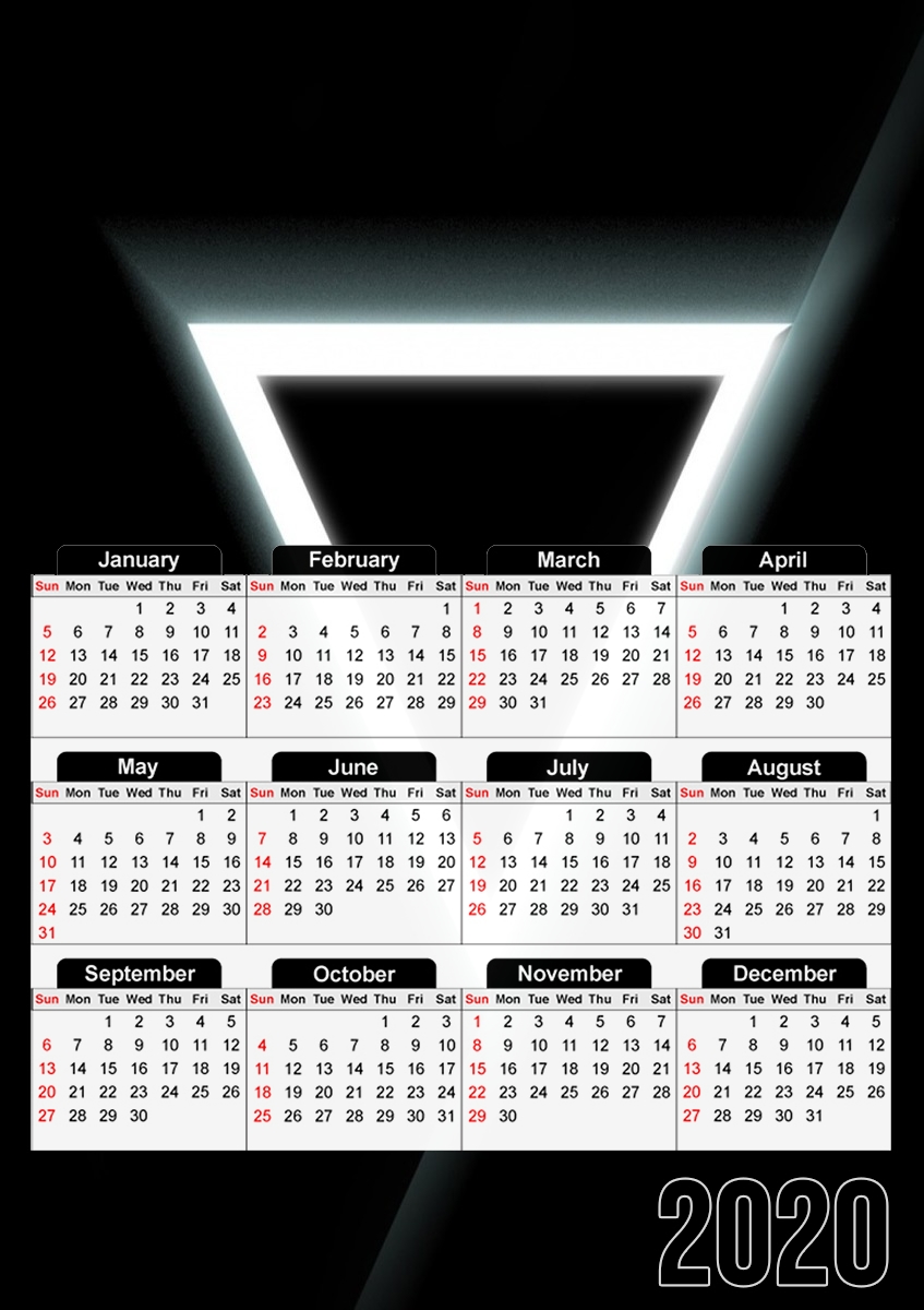 Reverse Triangle für A3 Fotokalender 30x43cm