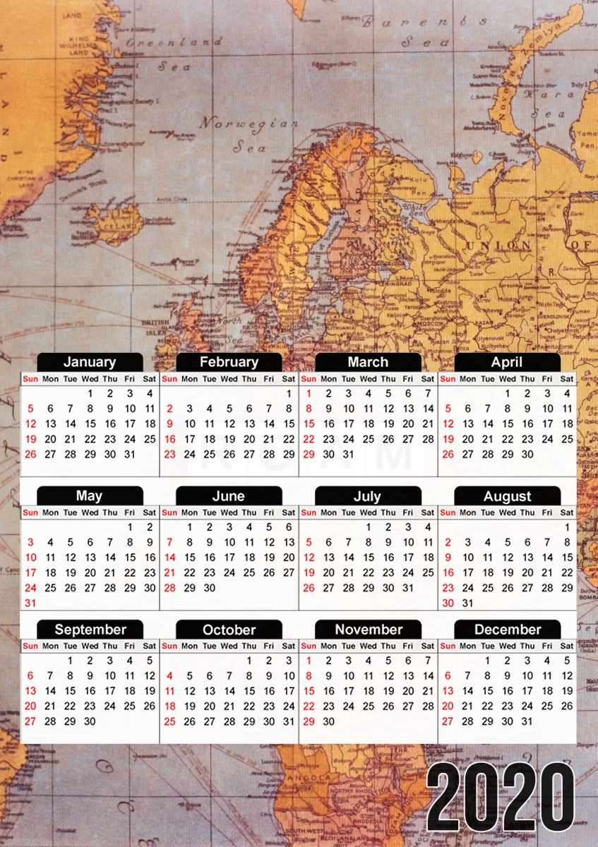 roam für A3 Fotokalender 30x43cm