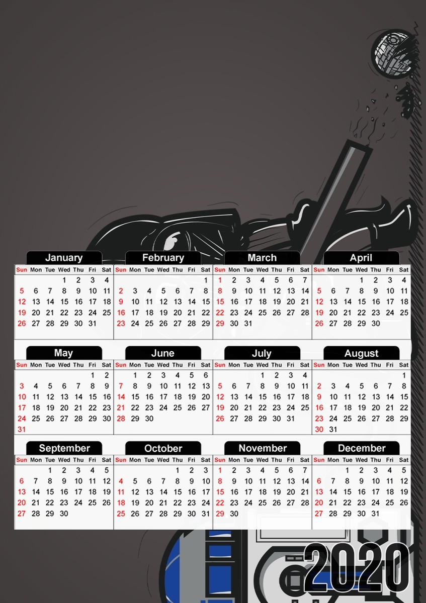 Robotic Hoover für A3 Fotokalender 30x43cm