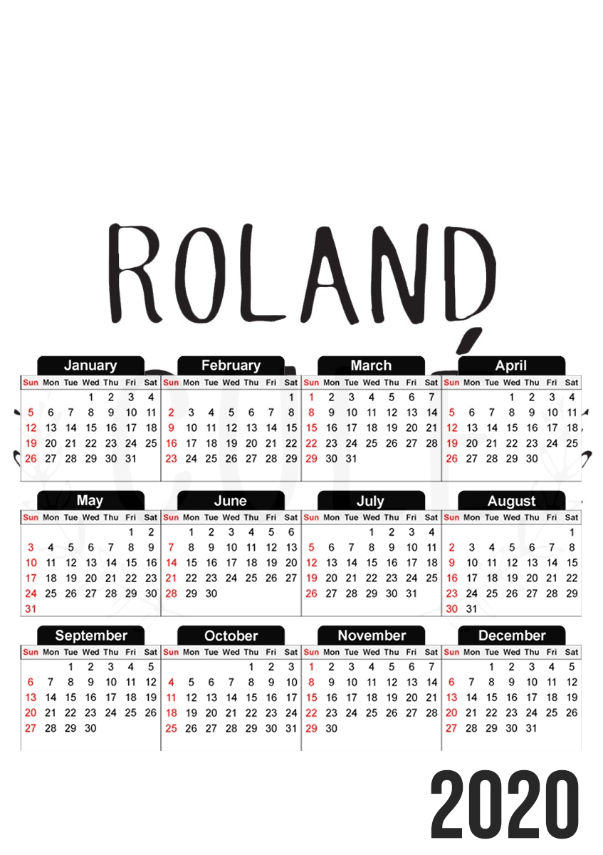 Roland Cule für A3 Fotokalender 30x43cm