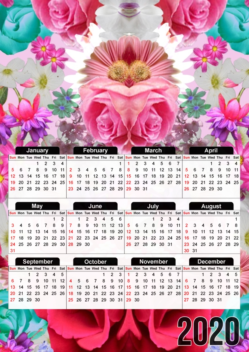 Roses Retro für A3 Fotokalender 30x43cm