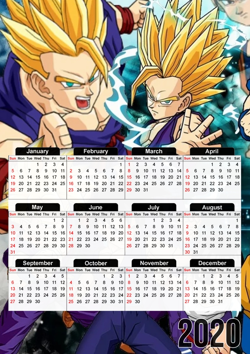 Sangohan evolution Fan Art für A3 Fotokalender 30x43cm