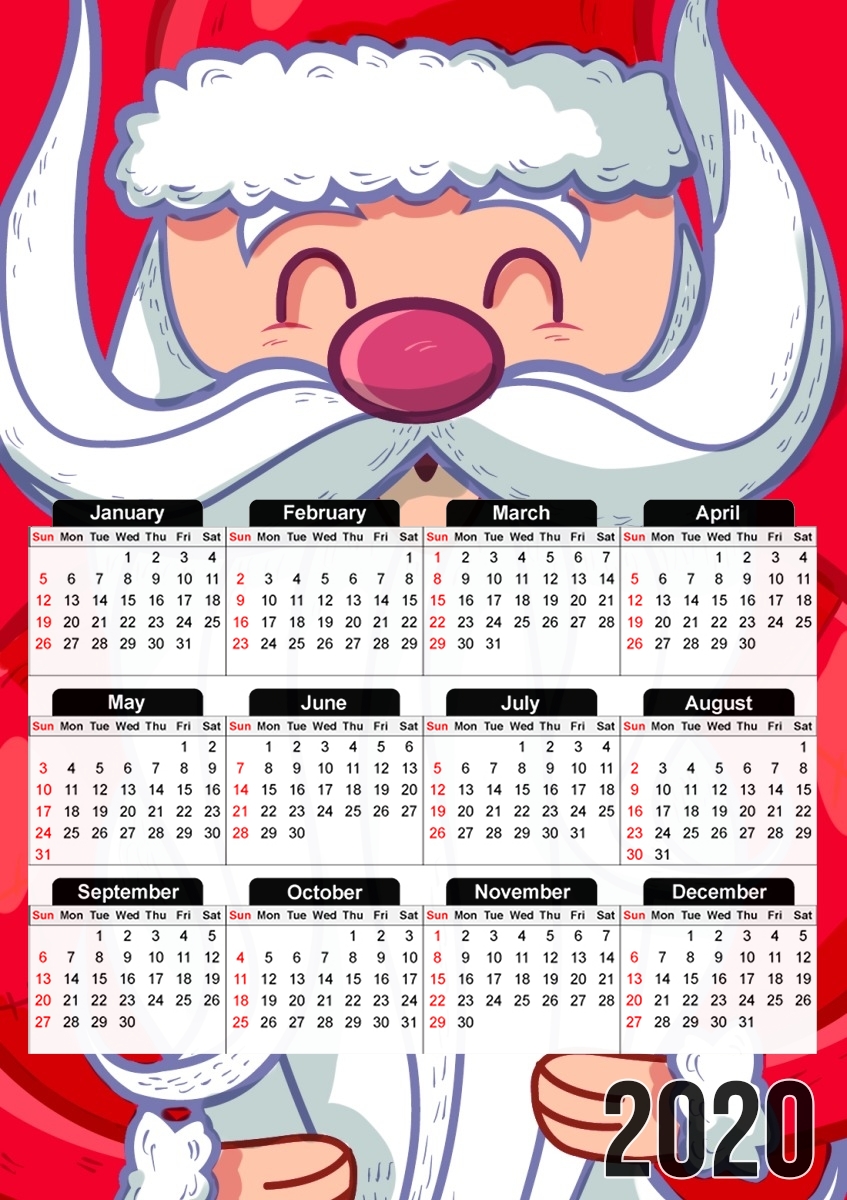 Santa Claus für A3 Fotokalender 30x43cm