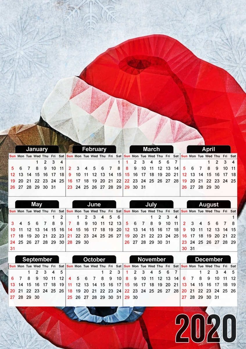 Santa Dog für A3 Fotokalender 30x43cm