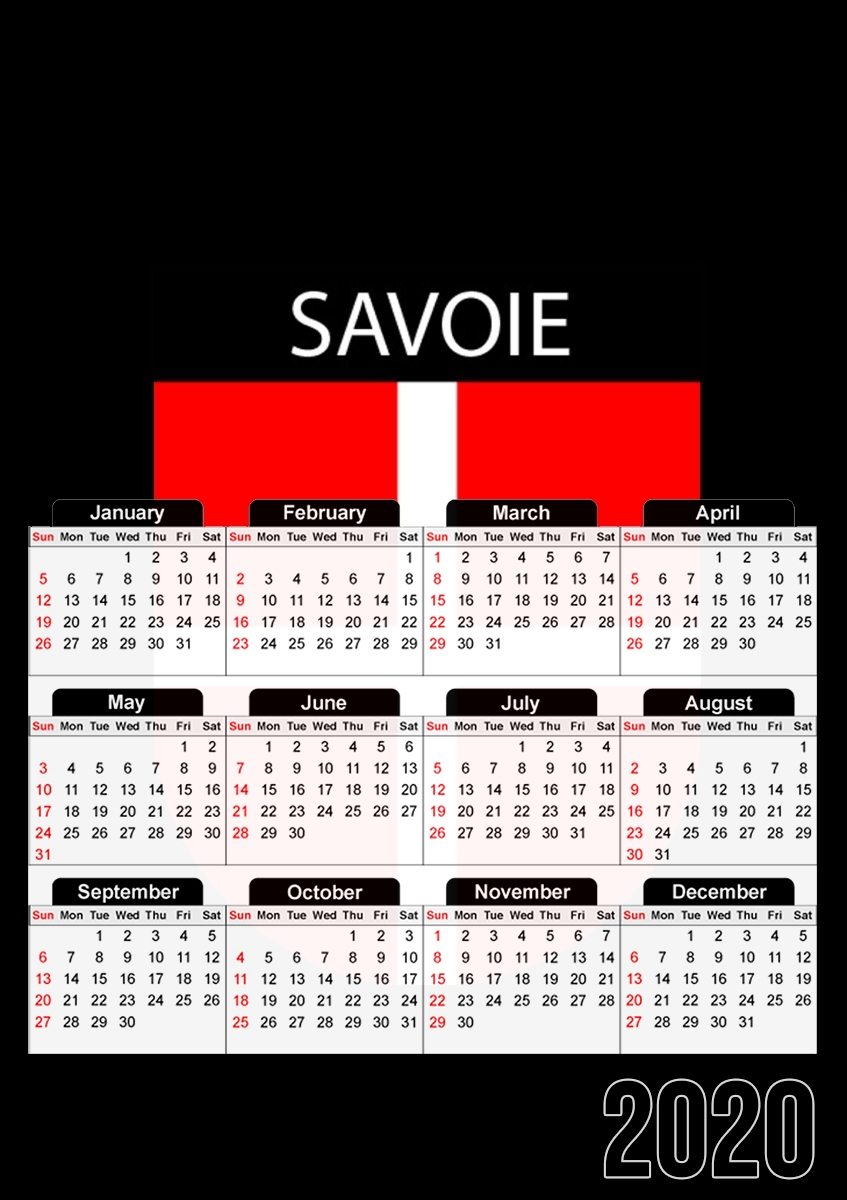 Savoie Blason für A3 Fotokalender 30x43cm