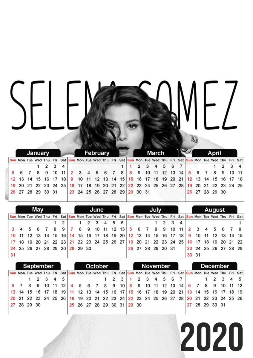 Selena Gomez Sexy für A3 Fotokalender 30x43cm