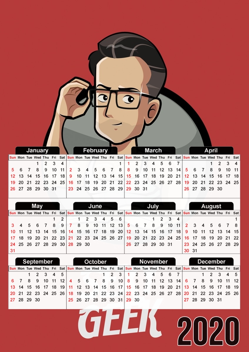 Sexy geek für A3 Fotokalender 30x43cm