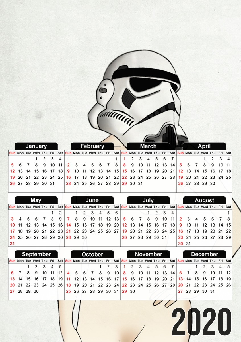 Sexy Stormtrooper für A3 Fotokalender 30x43cm