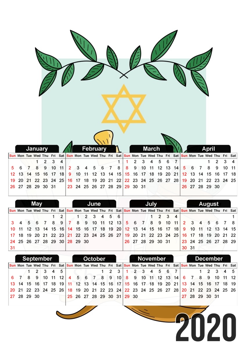 Shana tova greeting card für A3 Fotokalender 30x43cm