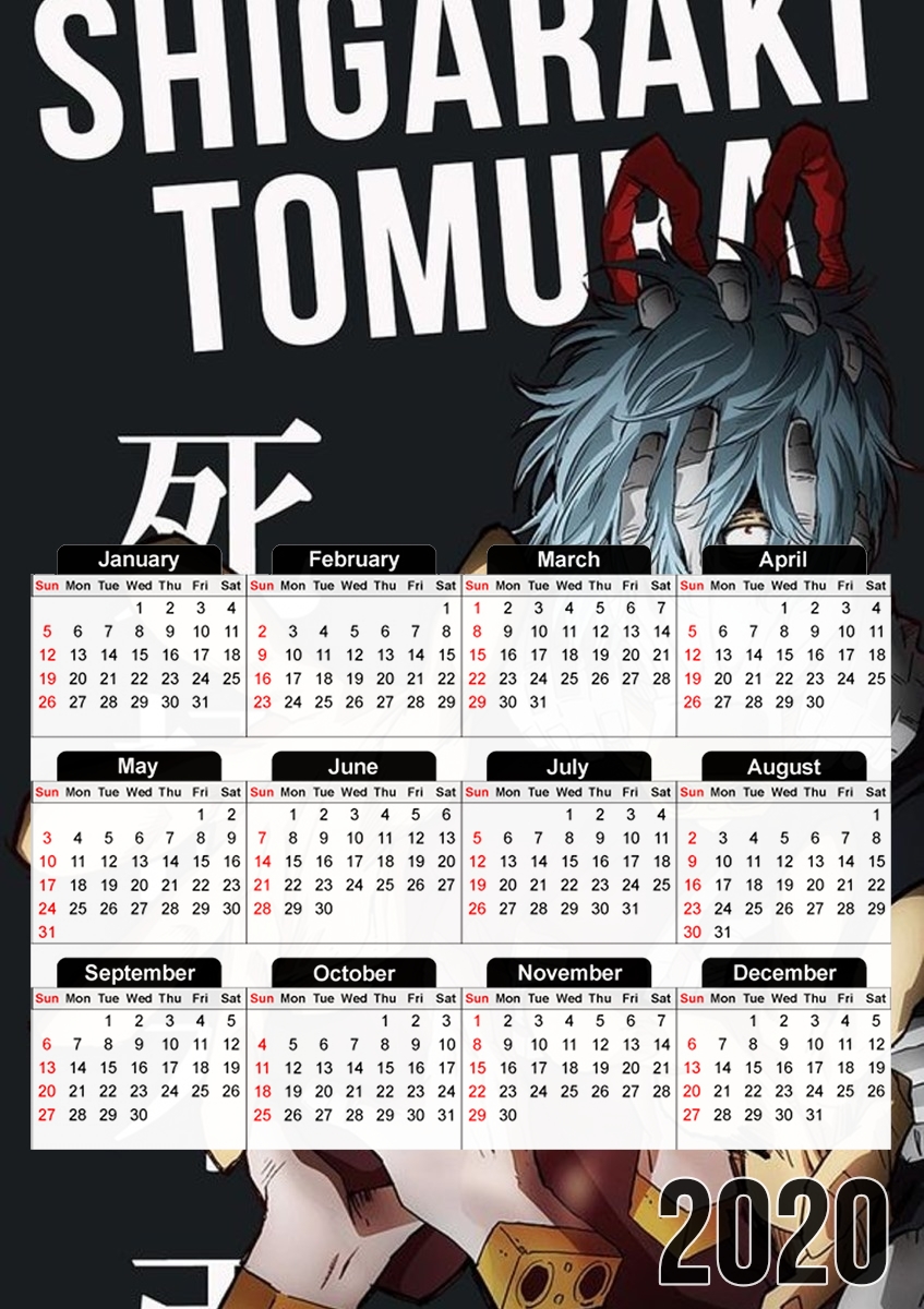 Shigaraki Tomura für A3 Fotokalender 30x43cm