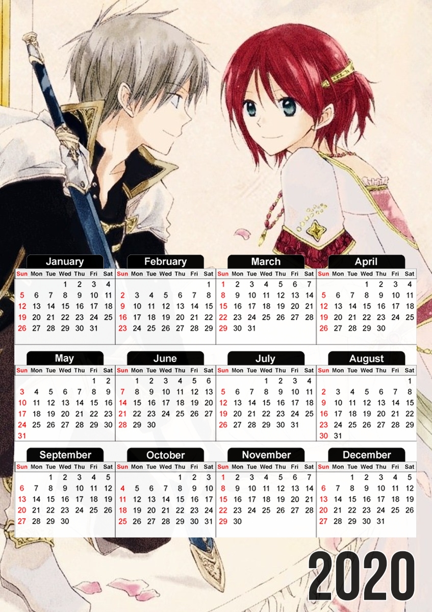 Shirayuki x Zen für A3 Fotokalender 30x43cm