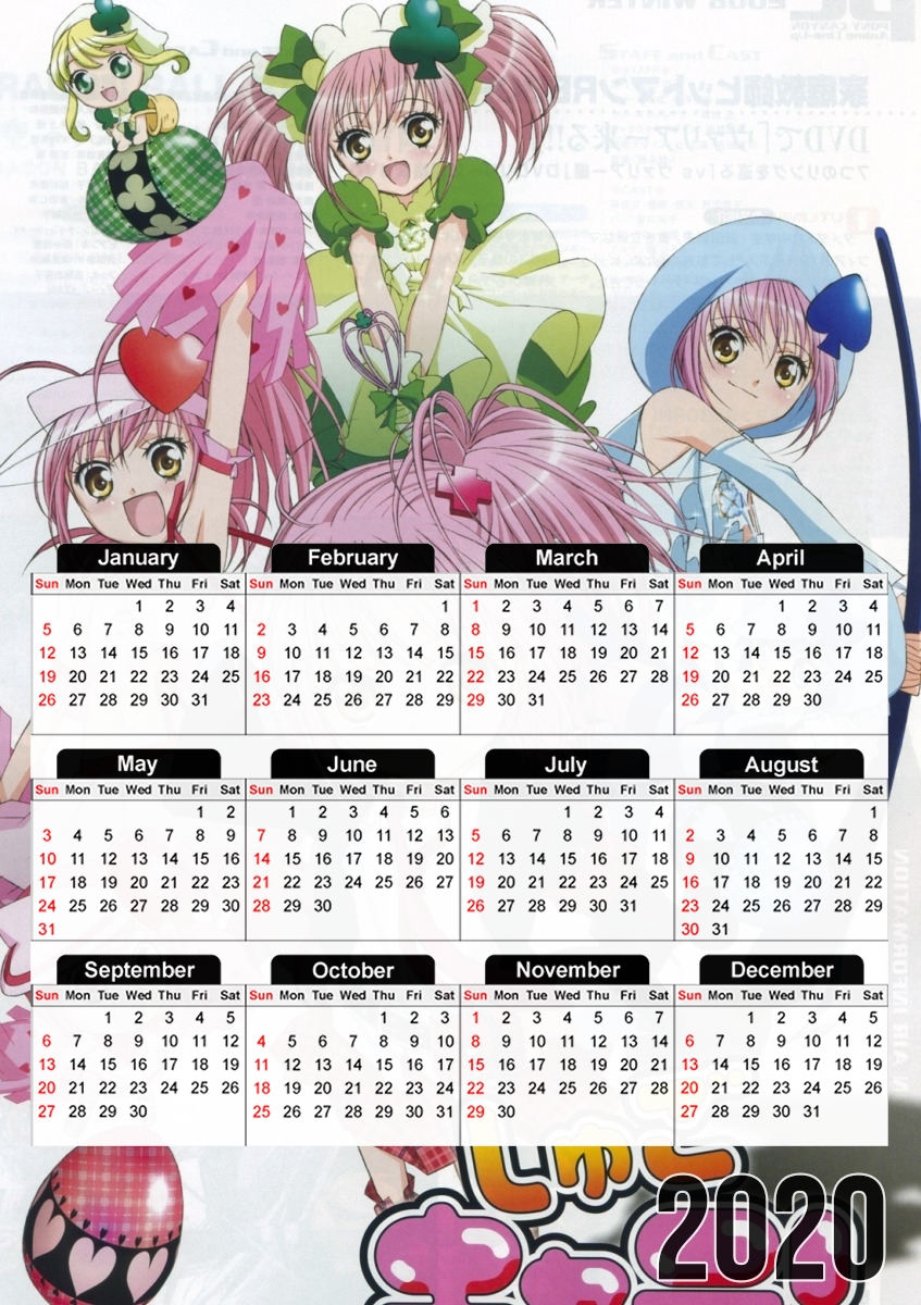 Shugo Chara für A3 Fotokalender 30x43cm