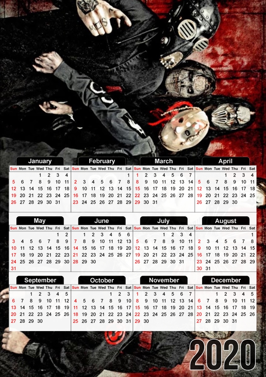 Slipknot surfacing für A3 Fotokalender 30x43cm