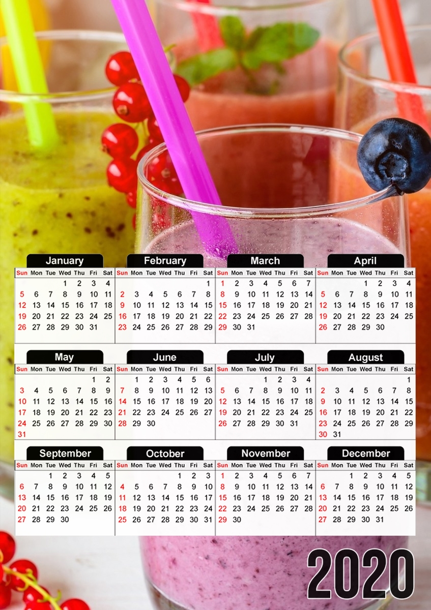 Smoothie for summer für A3 Fotokalender 30x43cm