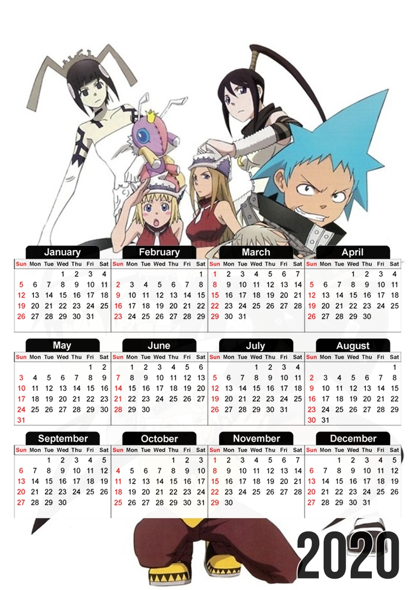 Soul Eater Manga für A3 Fotokalender 30x43cm