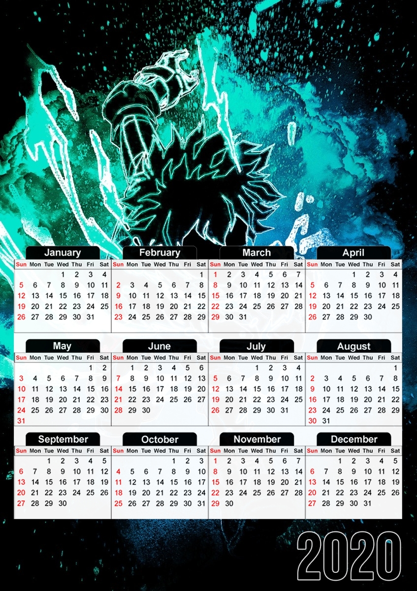 Soul of Midoriya für A3 Fotokalender 30x43cm