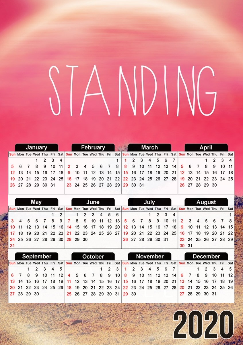 Standing Still für A3 Fotokalender 30x43cm