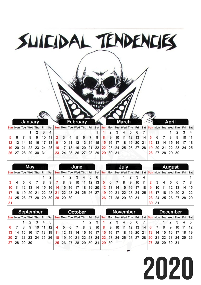 Suicidal Tendancies für A3 Fotokalender 30x43cm