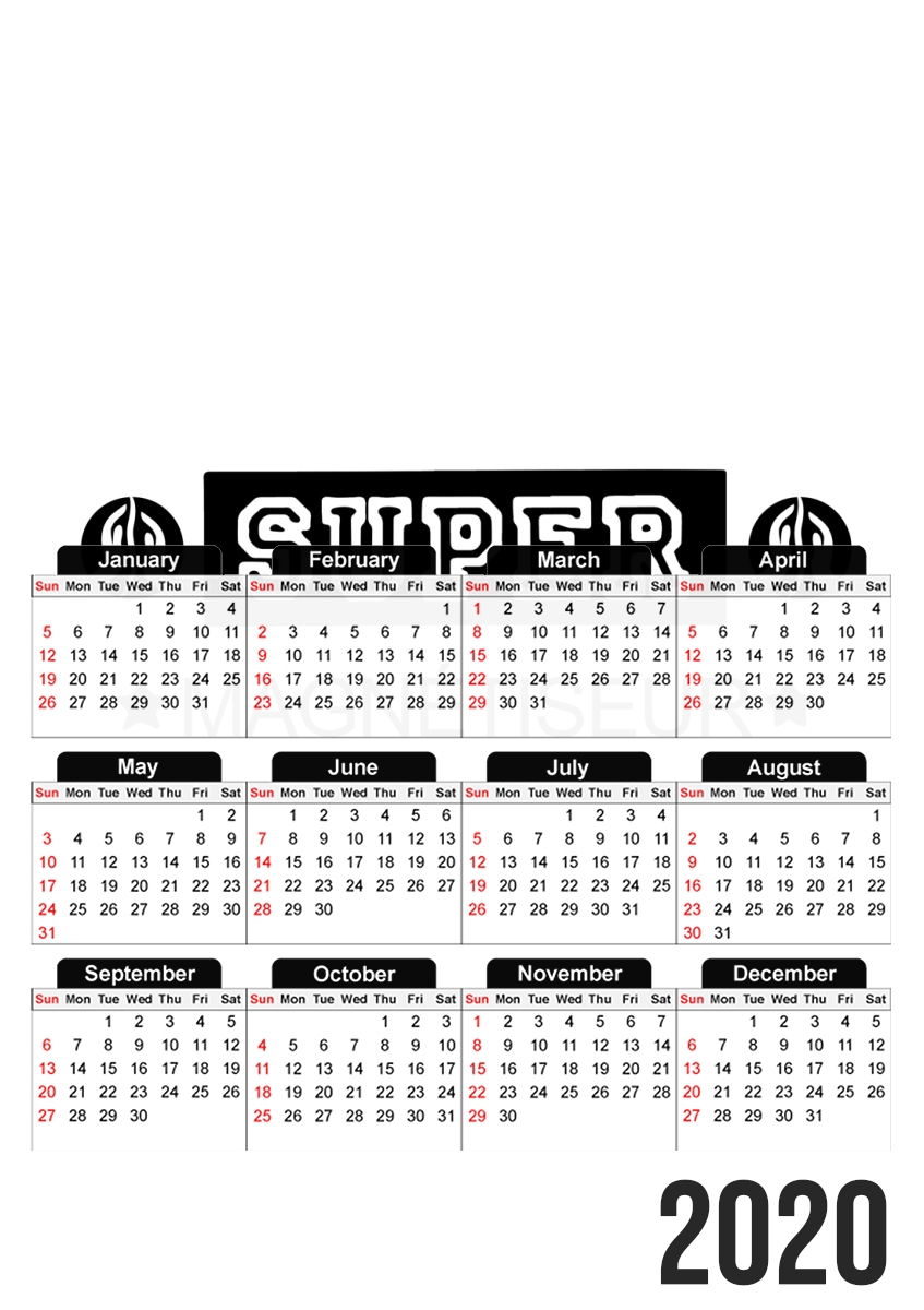 Super magnetiseur für A3 Fotokalender 30x43cm