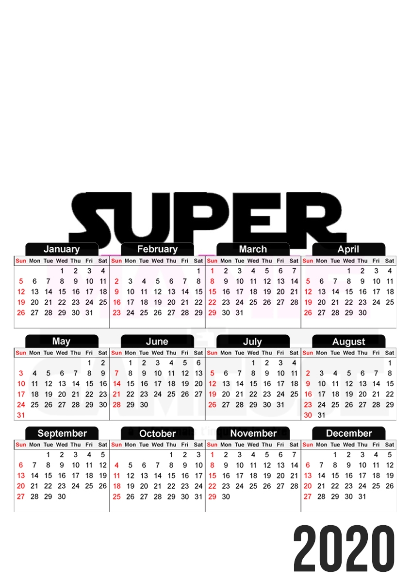 Super mamie et gameuse für A3 Fotokalender 30x43cm