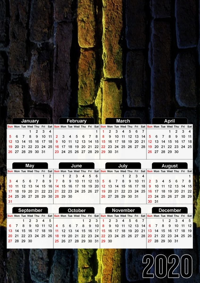 Sweden Brickwall für A3 Fotokalender 30x43cm