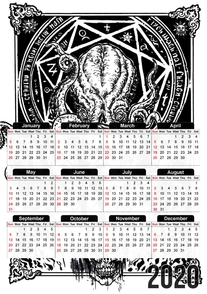 The Call of Cthulhu für A3 Fotokalender 30x43cm