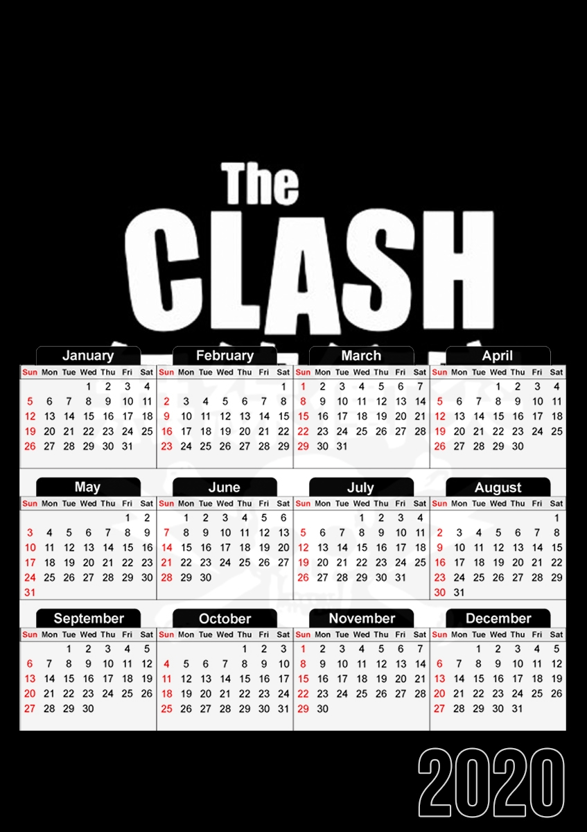 the clash punk asiatique für A3 Fotokalender 30x43cm