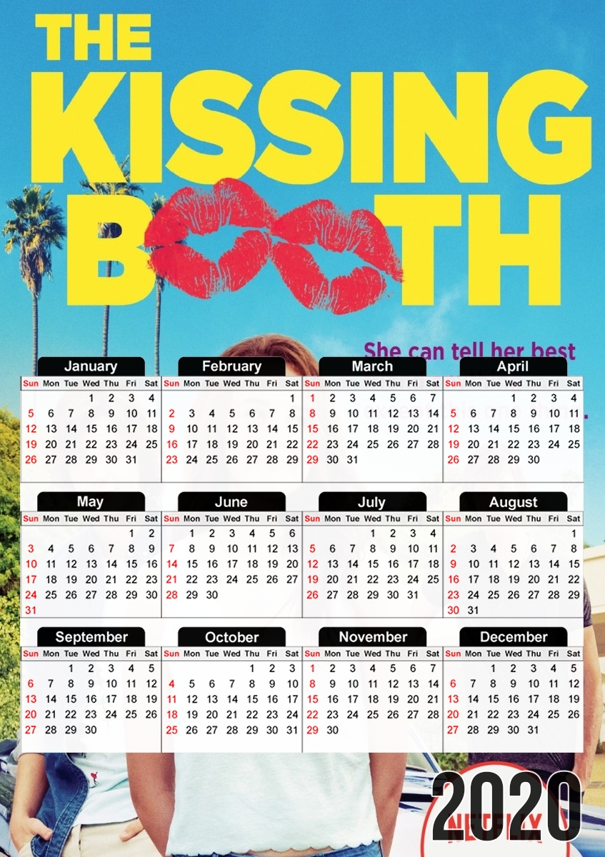 The Kissing Booth für A3 Fotokalender 30x43cm