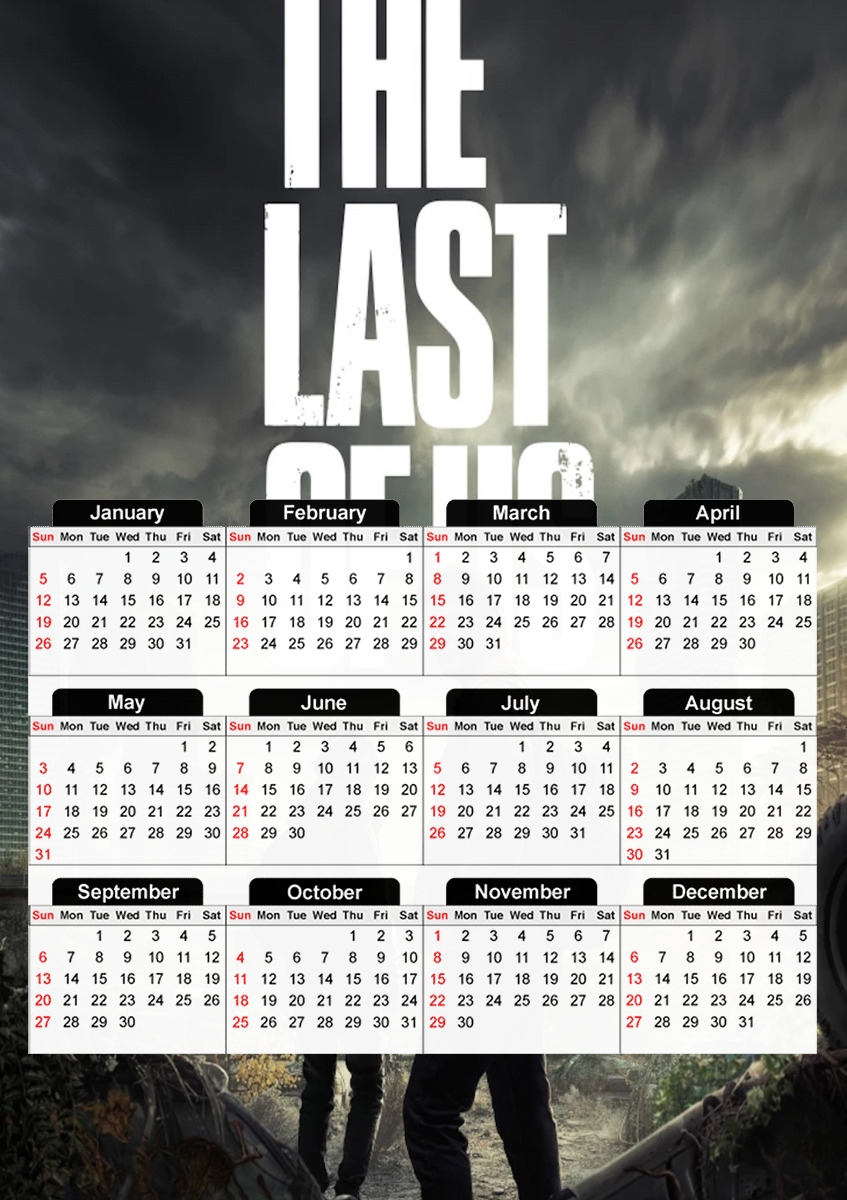 The last of us show für A3 Fotokalender 30x43cm