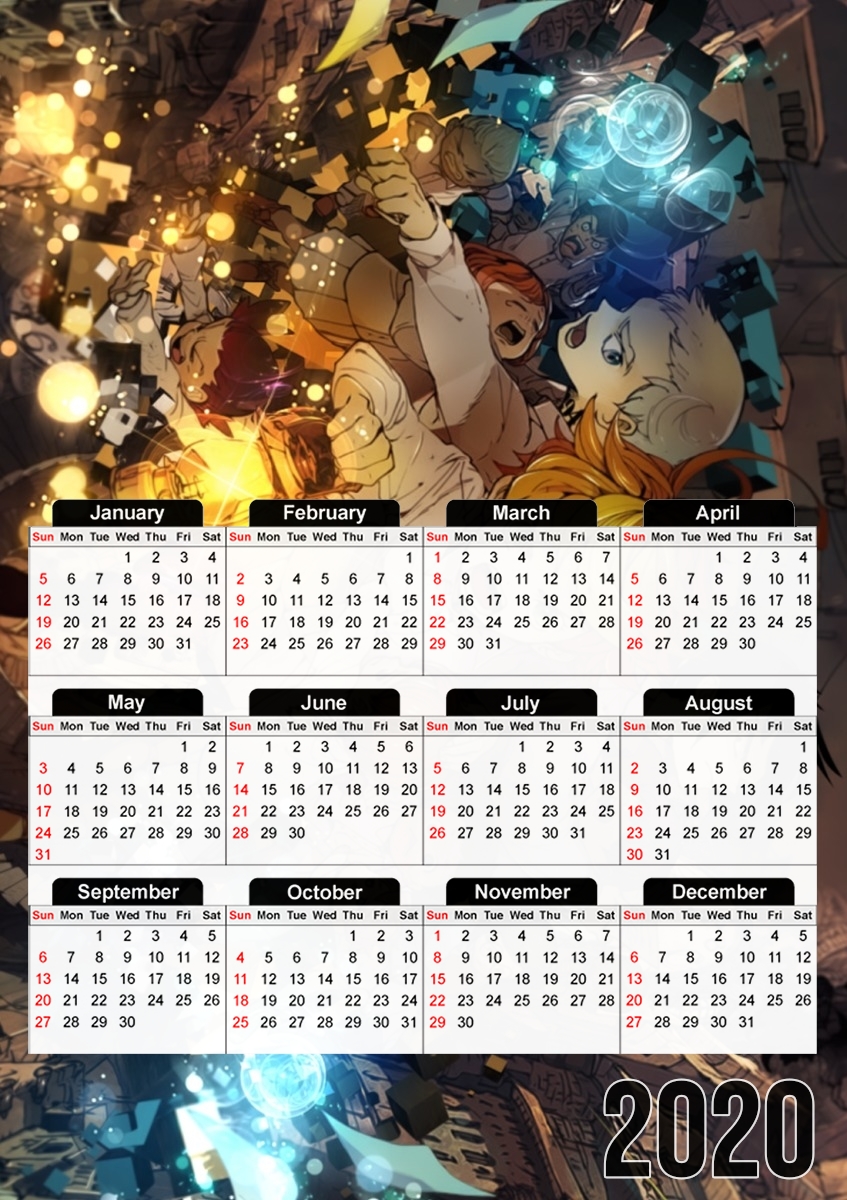 The promised Neverland für A3 Fotokalender 30x43cm