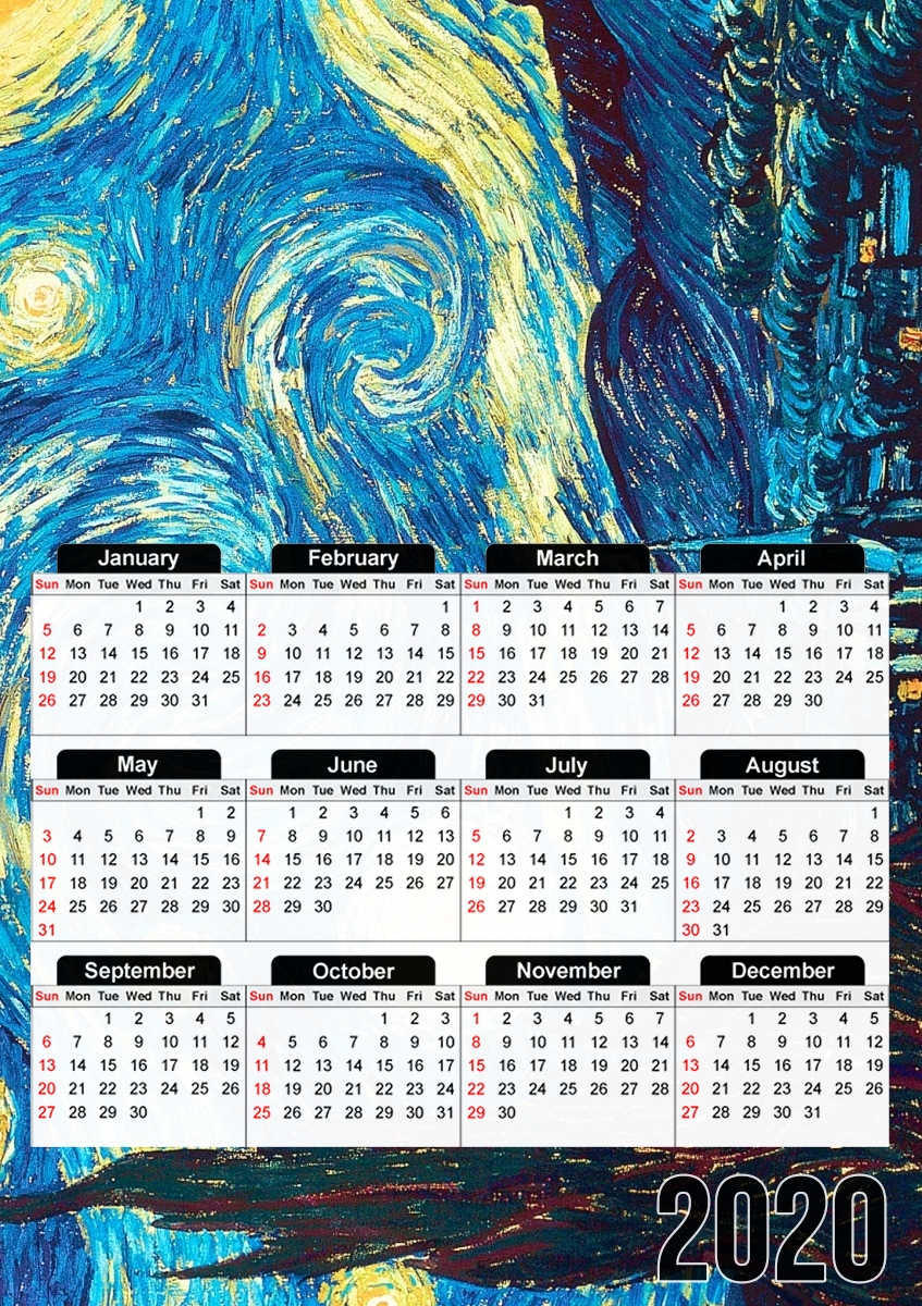 The Starry Night für A3 Fotokalender 30x43cm