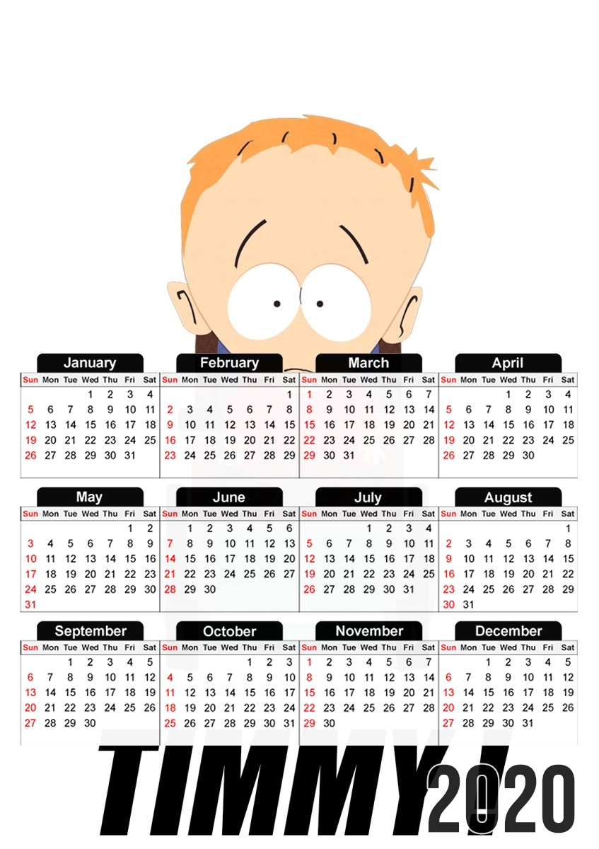 Timmy South Park für A3 Fotokalender 30x43cm