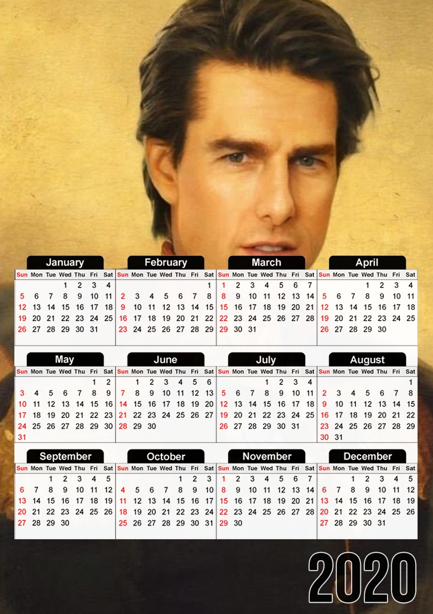 Tom Cruise Artwork General für A3 Fotokalender 30x43cm